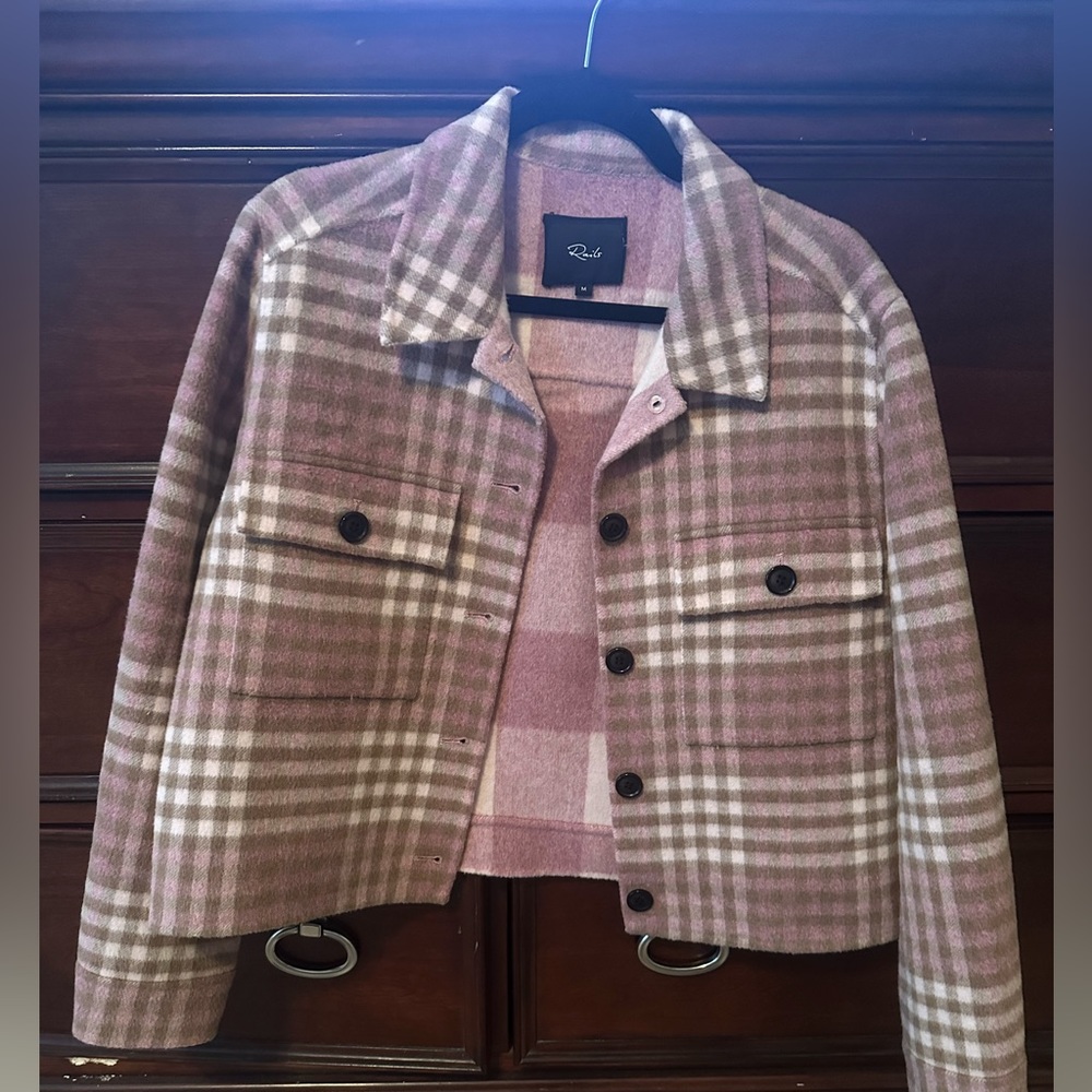 Rails cropped Shacket. Size medium. Never worn, new without tags.